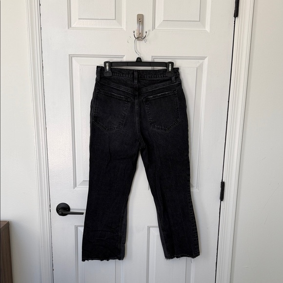 Abercrombie & Fitch Women's Dark Gray Straight Leg Jeans - Picture 3 of 3